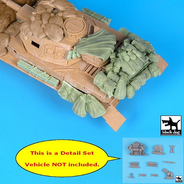Black Dog 1/35 Stowage & Accessories for Panzer IV Tank WWII (for Tamiya) T35282
