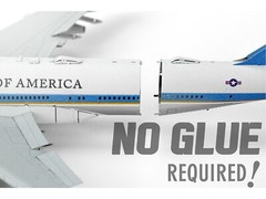 BOEING 747 AIRCRAFT “AIR FORCE ONE” STEEL MODEL KIT BY METAL EARTH ME1001