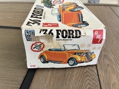 Vintage 1970s AMT ’36 Ford Coupe Model Kit #A136 (Partial Build) +FAST SHIPPING!