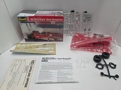 Revell McDonald’s Rail Dragster Larry Minor Racing 1994 Car Model Kit SEALED BAG
