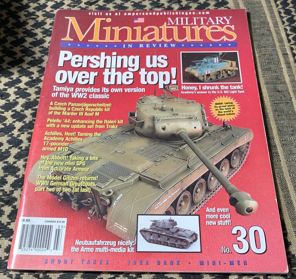 MMIR #30 M26 MARDER ACHILLES M10 ABBOTT HONEY Military Miniatures In Review OOP
