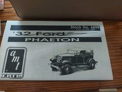 AMT FORD 1932 Phaeton model kit Build 1 of 2 ways New in Open Box Lot # 58