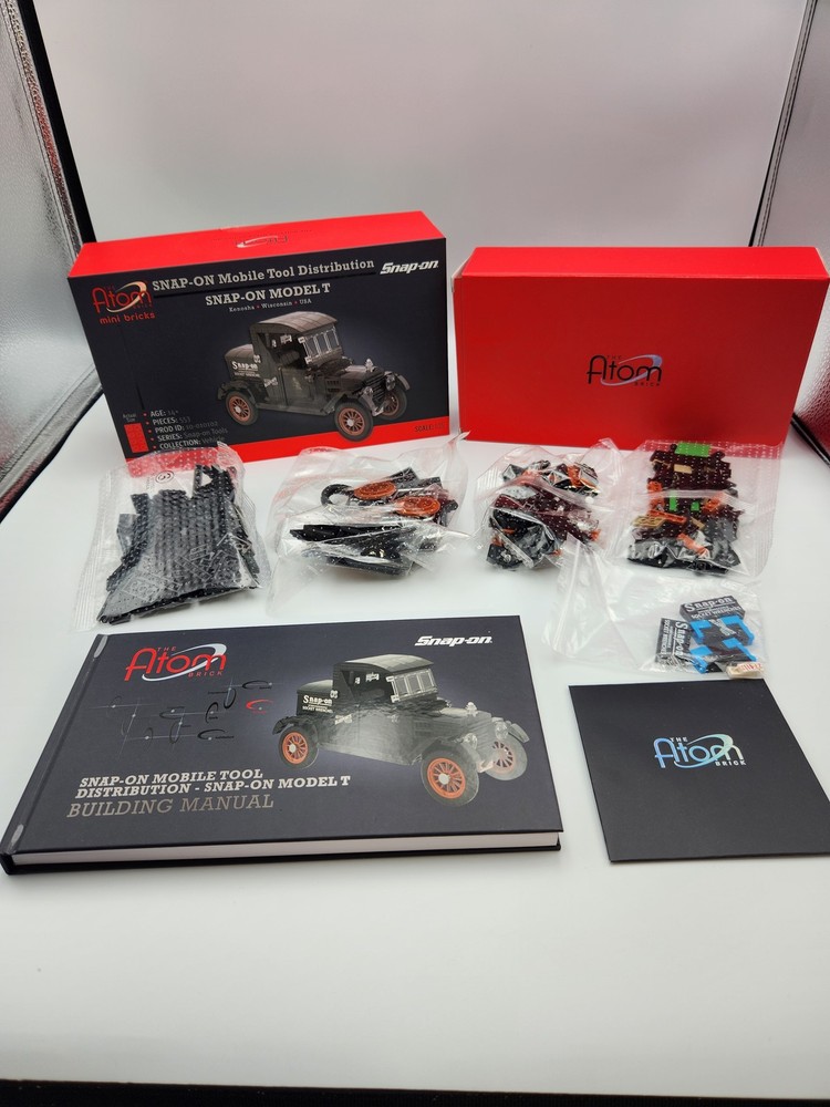 The Atom Brick Snap-on Mobile Tool Distribution Model T Building Kit New – K1