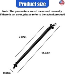 2PCS 8″-11″ Adjustable Splitter Strut Rods, Automotive Front Bumper Lip Support