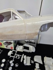 VTG 1949 AMT Ford CLUB COUPE 3 In 1 Customizing Kit BUILD A GASSER DRAG RACER