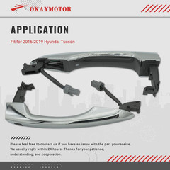 82661-D3710 Front Right Door Handle for 2016-2021 Hyundai Tucson 82661D3710 outs