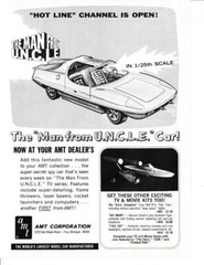 1967 AMT Piranha Model 1/25 Print-Ad-Corvair powered/ Star Trek USS Enterprise