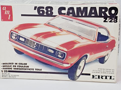 (2) AMT Ertl 1/25 Model Kits 6202/6559 Open Box- 69 Chevelle SS396 68 Camaro Z28