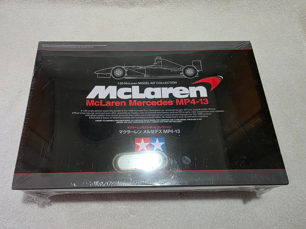 Tamiya McLaren Mercedes MP4/13 1:20 Plastic Unassembled Model Kit #89718*2800