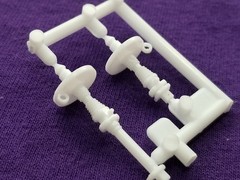 1991 Chevy S-10 Lowrider LEFT & RIGHT FRONT AXLES from Revell 1:25 Model Kit