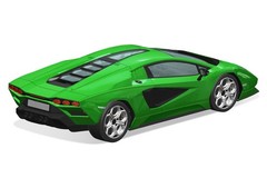Aoshima Bunka Kyozaisha 1/32 The Snap Kit Series Lamborghini Countach LPI 800-4