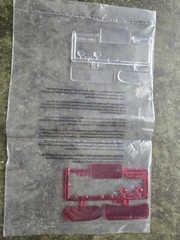 AMT 1/25 1940 WILLYS PICKUP GASSER Windshield & Back Glass Clear & Red STK W76