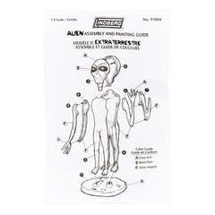 Alien Rosewell 7 Inch Unassembled Plastic Model Kit