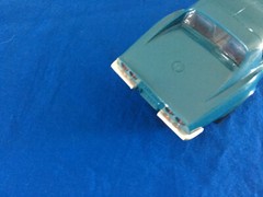 AMT Ertl 1970 CEVROLET CORVETTE LT-1 Mulsanne Blue Plastic PROMO Model Reissue