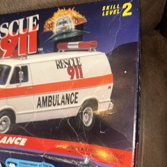 AMT ERTL RESCUE 911 AMBULANCE #6416 Open Box