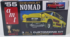AMT1297/12 1955 Chevrolet Nomad Model 3-In-1 Kit 1/25 Scale ~ Sealed Parts Bag