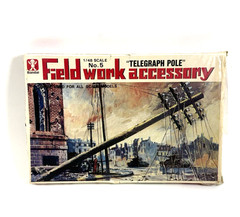 Bandai 1/48 Telegraph Pole Fieldwork Accessory Kit Parts Sealed See Photos