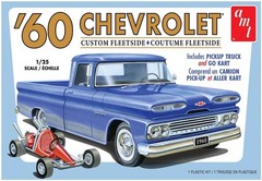 AMT Models #1063 ’60 Chevy Pickup W/Go Kart 1:25 NIB Free Shipping