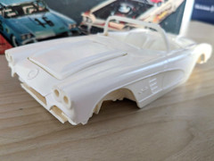 SUPER RARE! *ORIGINAL VINTAGE SMP AMT 1960 CHEVY CORVETTE HARDTOP KIT *COMPLETE!