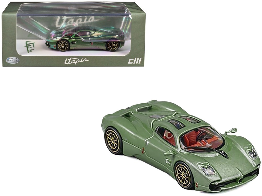 CM Models CM64-UTOPIA-03 1/64 Pagani Utopia Green Metallic