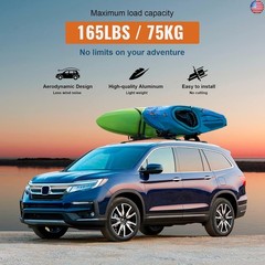 Wonderdriver Roof Rack Cross Bars Compatible with Honda Pilot 2016-2022 with