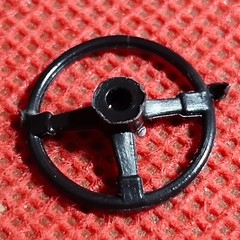 Steering Wheel & Column Ferrari 512BB 1:24 Scale Model Car Part MPC
