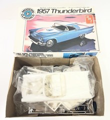 1/25 AMT Lot Of 4 Vintage Car Model Kits (2) 49 Mercury, 39 Ford, 57 T-Bird