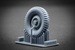 WILLYS MB Sagged wheel set (3d printed Upgrade set) 1/35 ScaleX WW 35001S