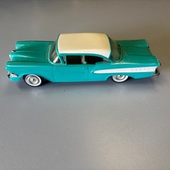 1958 Edsel Pacer Hardtop Dealer Promo Model Car Turquoise & White