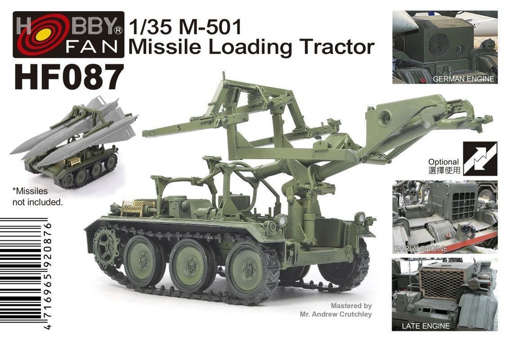 Hobby Fan 1/35 HF-087 M-501 Millile Loading Tractor (Missile not included)