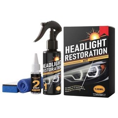 Toretark Headlight Restoration Kit – No-Sanding, Restore Yellowed, Foggy Headlig