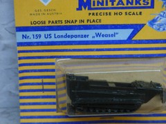 Roco Minitanks (NEW) 1/87 Z-159 WWII US Weasel Amphibious Armore Craft Lot#5331K