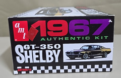 AMT 1:25 1967 Shelby Mustang GT-350 Model Car Kit 2021 New Open Box Sealed Parts