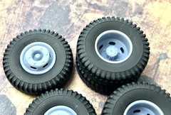 Resin 1/24 Scale: 15-inch “6-Slot Sprinter”Dually Wheels W/Commercial Truck Tire