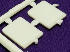 Diamond REO Truck Tractor FRONT MUD FLAPS GUARDS for 1:25 AMT Model Kit