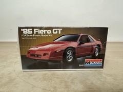 Vintage 1984 Monogram ’85 Pontiac Fiero GT #2242 Model Kit 1/24 – NEW SEALED!