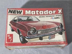 RARE Vintage 1/25 AMT AMC NEW MATADOR X T467 NEW OLD STOCK FACTORY SEALED 1976