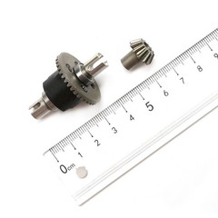 RC Car Differential Transmission Upgrade Kit Metal Case for WLtoys 144001