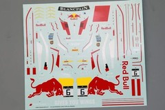 Hobby Design Decal 1/24 Audi R8 Red Bull Decal for NuNu from Japan 11844