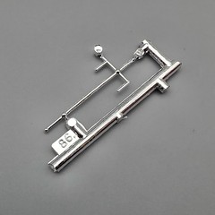 Monogram 1/24 58 Ford Thunderbird Parts Kit Bash Chrome Custom Antenna