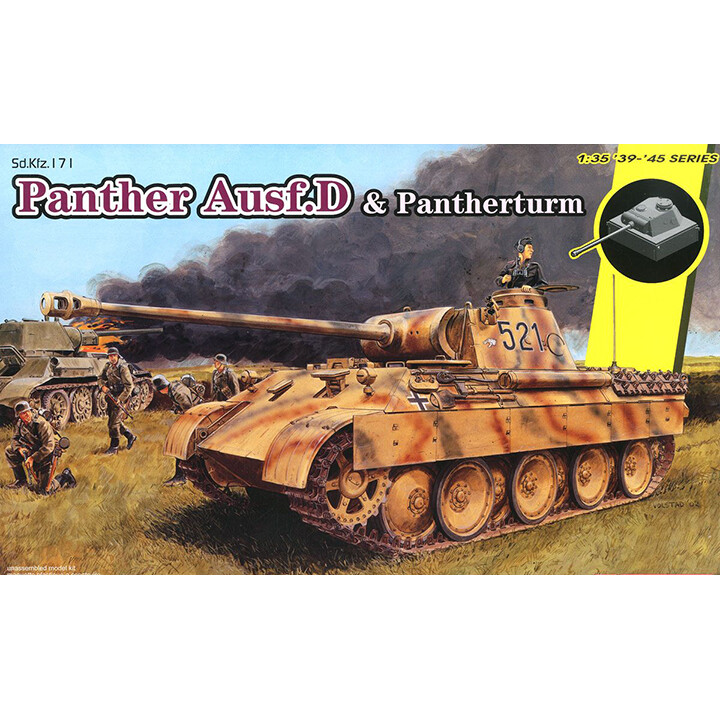 Dragon #6940 1/35 Sd.Kfz.171 Panther Ausf.D mit Pantherturm
