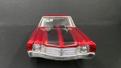 1972 CHEVROLET CHEVELLE SS454 RED ALERT BOB HAMILTON AMT BUILT 1/25 CC3