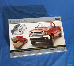 Testors Ford F-350 Metal Model Kit 1:24 Scale Red/Black Unassembled