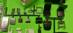 Mack DM800 Heavy Duty 1/25 MPC Cab Body Interior Tub Dash Chrome Detail Parts
