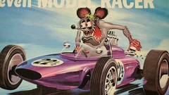 Ed “Big Daddy” Roth Mr. Gasser and Rat Fink Slot Car Box Art Posters set 16×24