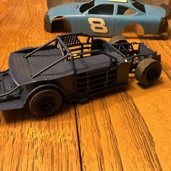 Built Model Car, 1998 Revell Stock Car STARTED, INCOMPLETE, MODIFIED