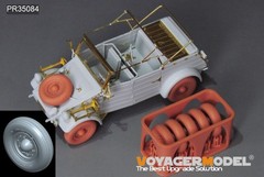 Voyager 1/35 Kubelwagen Type 82 Africa Troop Special Balloon Tyres Patten #1