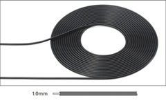 Tamiya Detail-Up Parts Series CABLE (1.0mm OUTER DIAMETER / BLACK) 12678