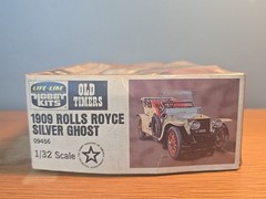 1967 LIFE-LIKE HOBBY KITS OLD TIMERS ROLLS ROYCE SILVER GHOST 1909