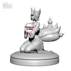 1/35 Resin Fantasy Fox Baby Girl Unpainted Unassembled td-4076-16a